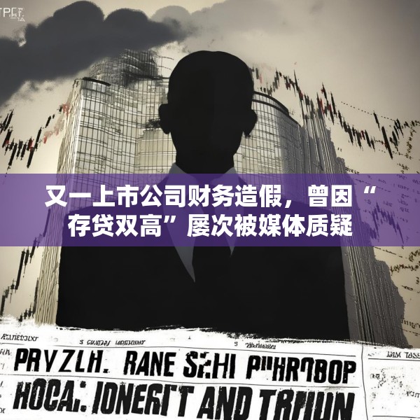 又一上市公司财务造假，曾因“存贷双高”屡次被媒体质疑