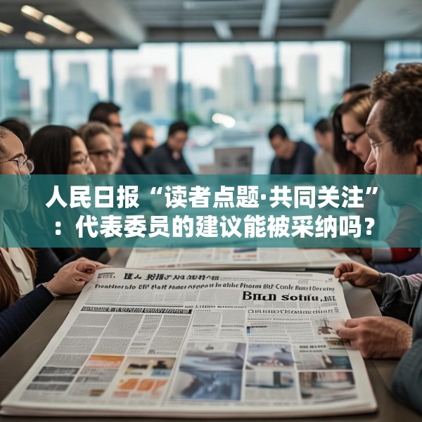 人民日报“读者点题·共同关注”：代表委员的建议能被采纳吗？