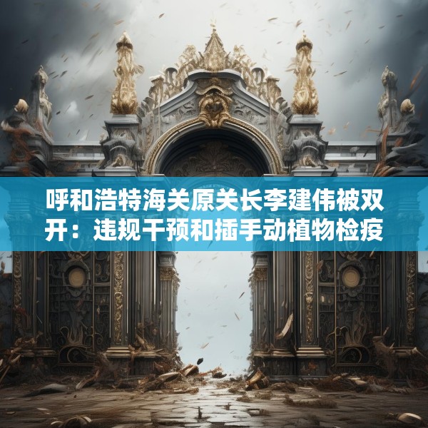 呼和浩特海关原关长李建伟被双开：违规干预和插手动植物检疫业务