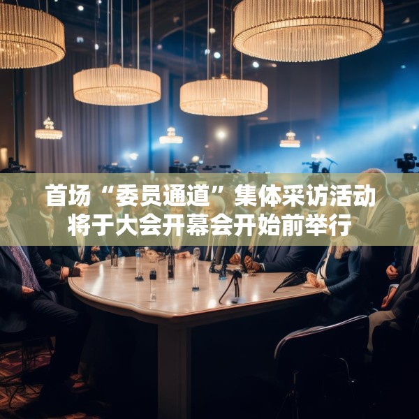 首场“委员通道”集体采访活动将于大会开幕会开始前举行
