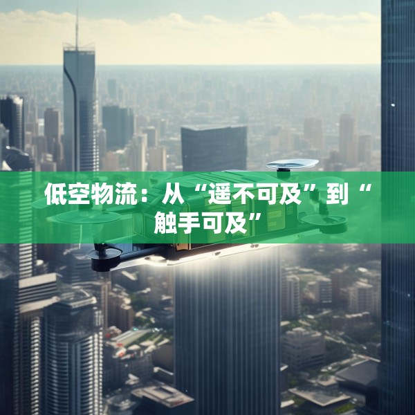 低空物流：从“遥不可及”到“触手可及”
