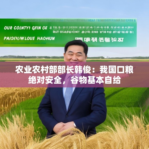 农业农村部部长韩俊：我国口粮绝对安全，谷物基本自给