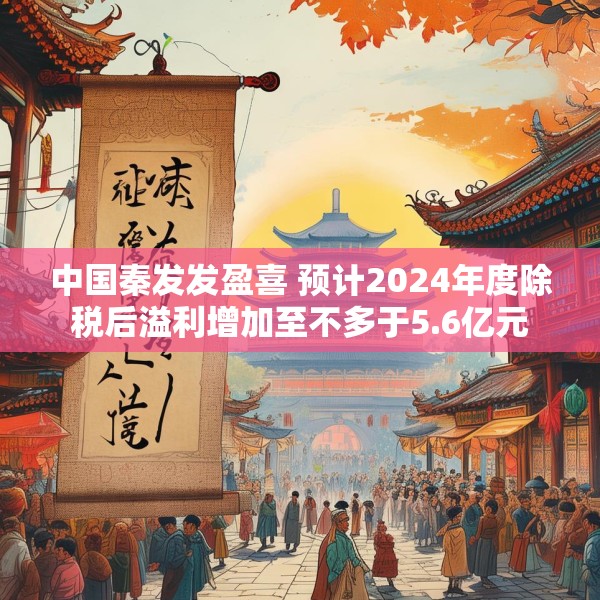 中国秦发发盈喜 预计2024年度除税后溢利增加至不多于5.6亿元