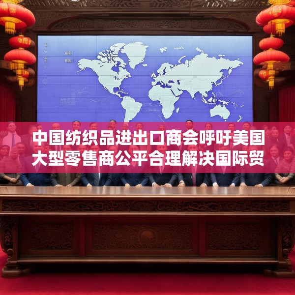 中国纺织品进出口商会呼吁美国大型零售商公平合理解决国际贸易问题