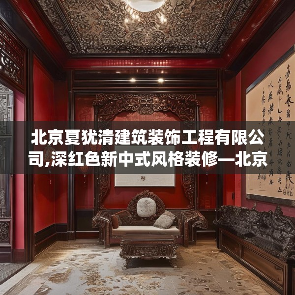 北京夏犹清建筑装饰工程有限公司,深红色新中式风格装修—北京夏犹清建筑装饰工程有限公司422.a298b299c302fgy.309wew