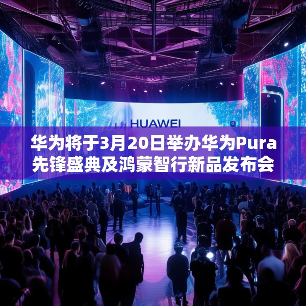 华为将于3月20日举办华为Pura先锋盛典及鸿蒙智行新品发布会