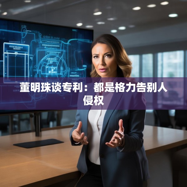董明珠谈专利：都是格力告别人侵权