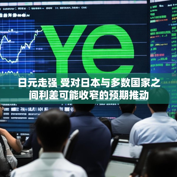 日元走强 受对日本与多数国家之间利差可能收窄的预期推动