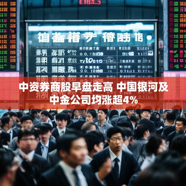 中资券商股早盘走高 中国银河及中金公司均涨超4%