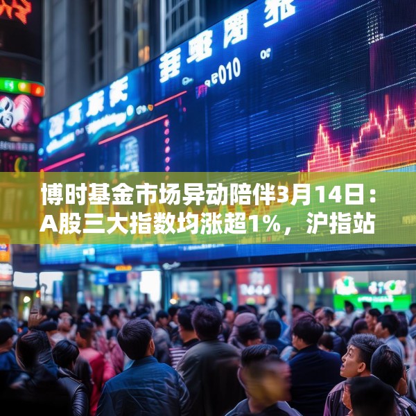 博时基金市场异动陪伴3月14日：A股三大指数均涨超1%，沪指站上3400点