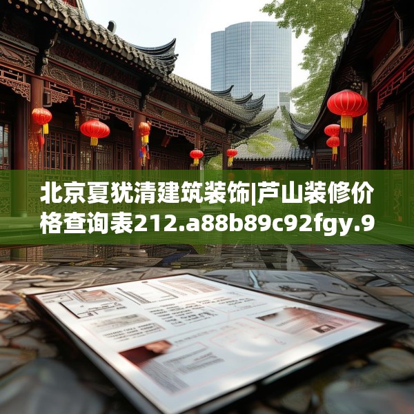 北京夏犹清建筑装饰|芦山装修价格查询表212.a88b89c92fgy.99xczxv