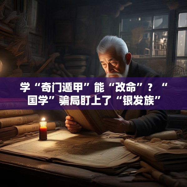 学“奇门遁甲”能“改命”？“国学”骗局盯上了“银发族”