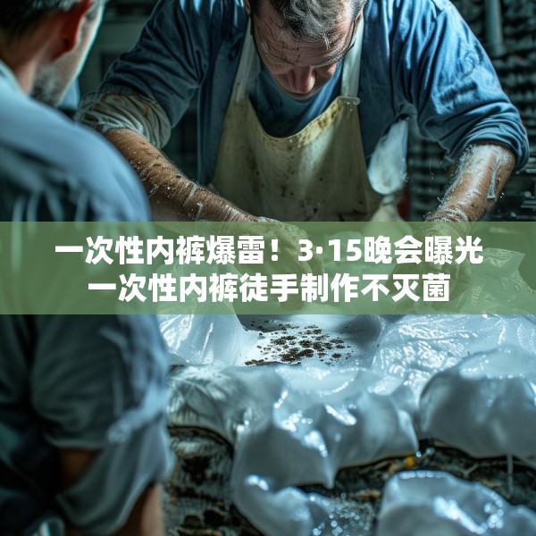 一次性内裤爆雷！3·15晚会曝光一次性内裤徒手制作不灭菌