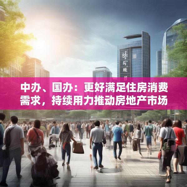 中办、国办：更好满足住房消费需求，持续用力推动房地产市场止跌回稳