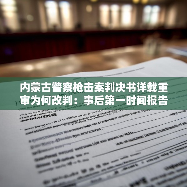 内蒙古警察枪击案判决书详载重审为何改判：事后第一时间报告，排除主观故意