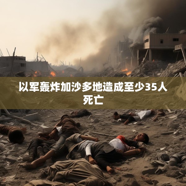 以军轰炸加沙多地造成至少35人死亡