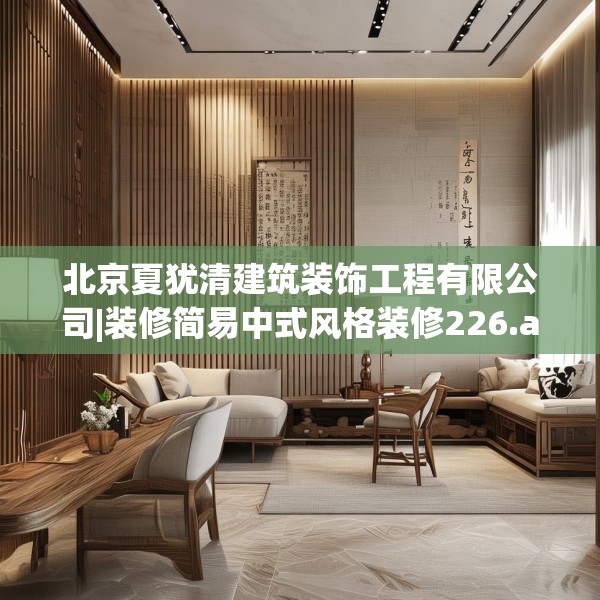 北京夏犹清建筑装饰工程有限公司|装修简易中式风格装修226.a102b103c106fgy.113sdA