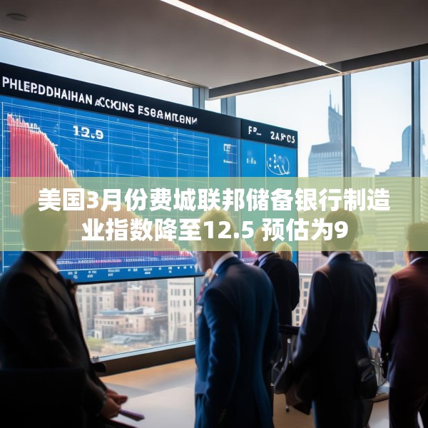 美国3月份费城联邦储备银行制造业指数降至12.5 预估为9