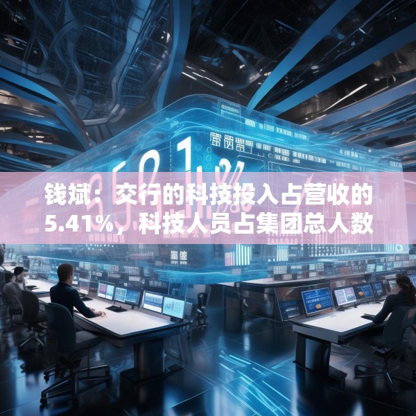 钱斌：交行的科技投入占营收的5.41%，科技人员占集团总人数9.44%