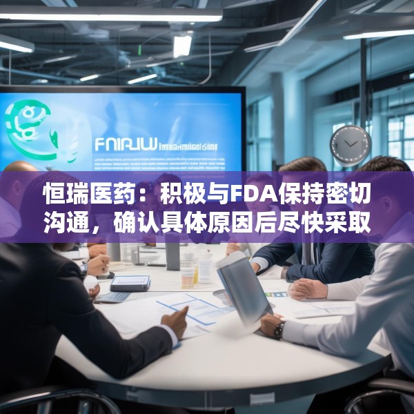 恒瑞医药：积极与FDA保持密切沟通，确认具体原因后尽快采取措施并重新提交申请
