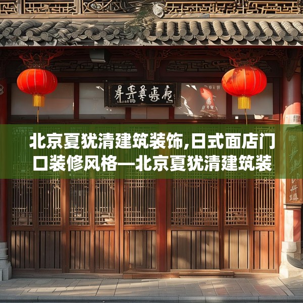 北京夏犹清建筑装饰,日式面店门口装修风格—北京夏犹清建筑装饰173.a49b50c53fgy.60cvcx