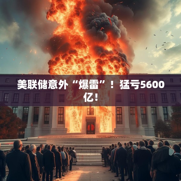美联储意外“爆雷”！猛亏5600亿！
