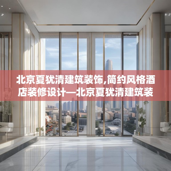 北京夏犹清建筑装饰,简约风格酒店装修设计—北京夏犹清建筑装饰462.a338b339c342fgy.349lkjl