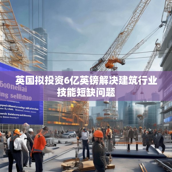 英国拟投资6亿英镑解决建筑行业技能短缺问题