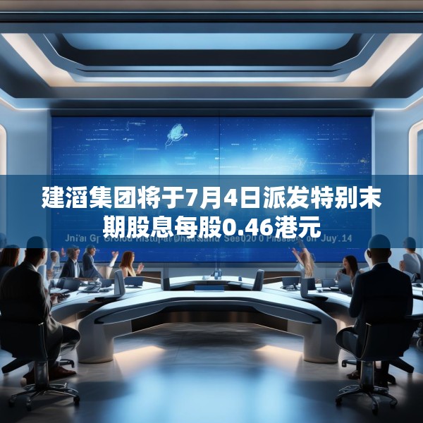 建滔集团将于7月4日派发特别末期股息每股0.46港元