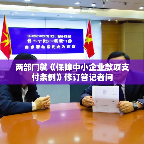 两部门就《保障中小企业款项支付条例》修订答记者问