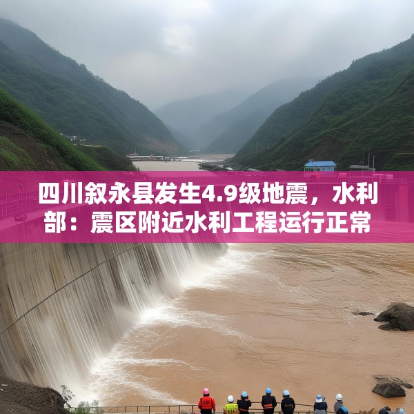 四川叙永县发生4.9级地震，水利部：震区附近水利工程运行正常