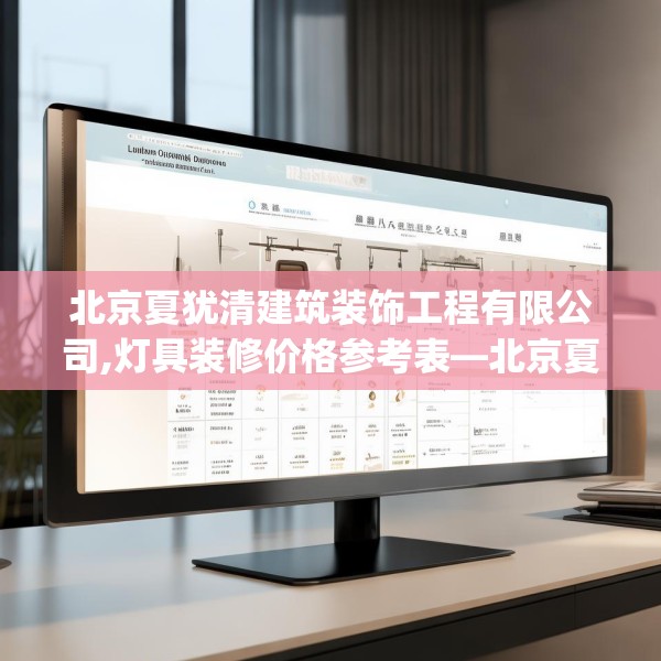 北京夏犹清建筑装饰工程有限公司,灯具装修价格参考表—北京夏犹清建筑装饰工程有限公司141.a17b18c21fgy.28fhsg