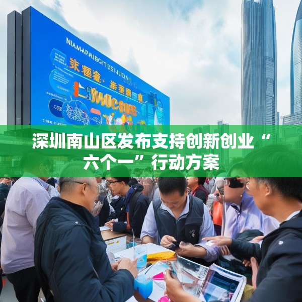 深圳南山区发布支持创新创业“六个一”行动方案