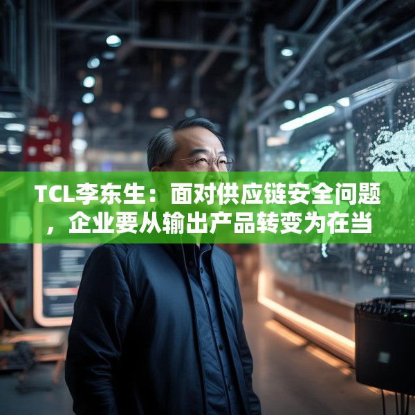 TCL李东生：面对供应链安全问题，企业要从输出产品转变为在当地建立产业和供应链体系