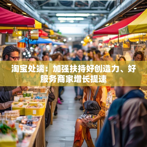 淘宝处端：加强扶持好创造力、好服务商家增长提速