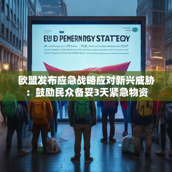 欧盟发布应急战略应对新兴威胁：鼓励民众备妥3天紧急物资