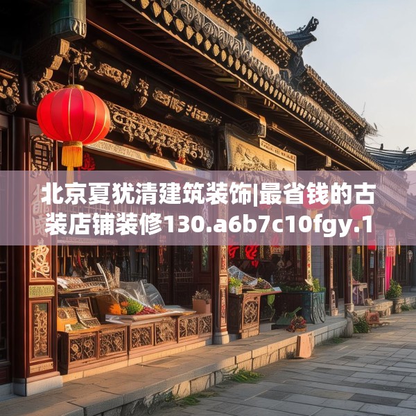 北京夏犹清建筑装饰|最省钱的古装店铺装修130.a6b7c10fgy.17htyj