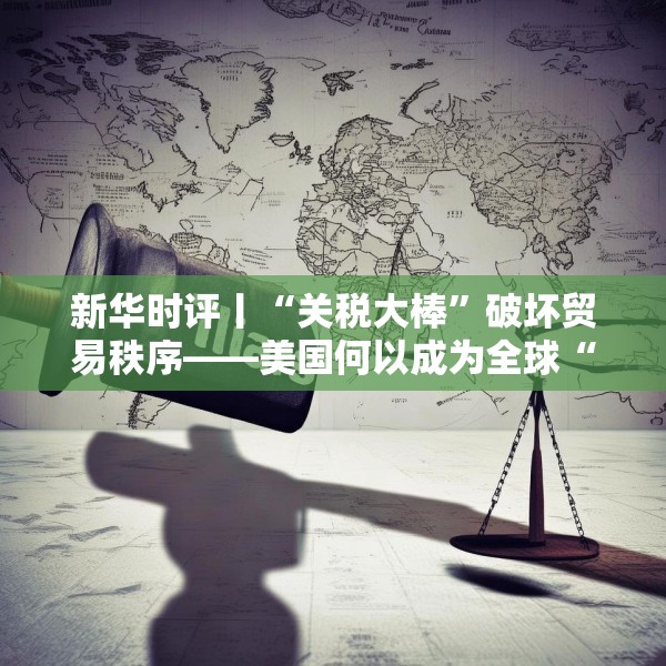 新华时评丨“关税大棒”破坏贸易秩序——美国何以成为全球“风险源”