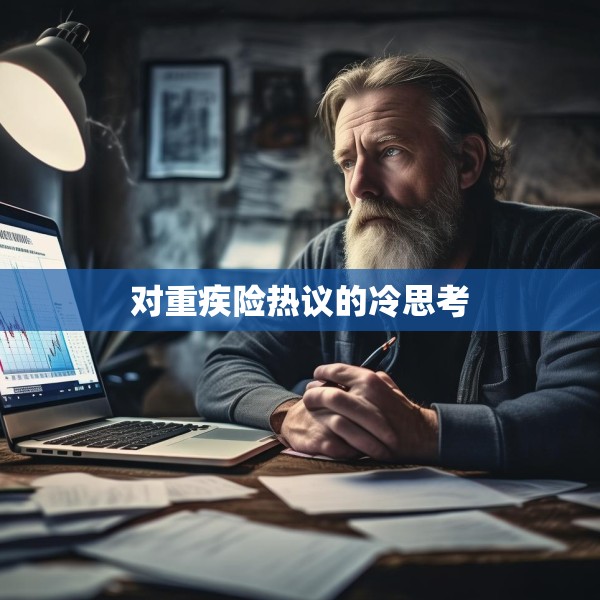 对重疾险热议的冷思考