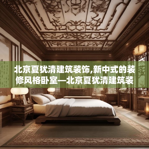 北京夏犹清建筑装饰,新中式的装修风格卧室—北京夏犹清建筑装饰529.a405b406c409fgy.416fdsfds