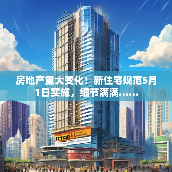 房地产重大变化！新住宅规范5月1日实施，细节满满……