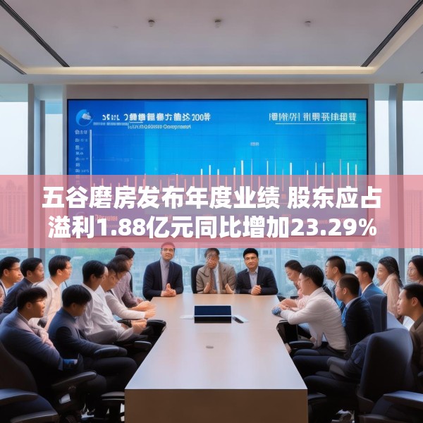 五谷磨房发布年度业绩 股东应占溢利1.88亿元同比增加23.29%