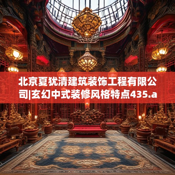 北京夏犹清建筑装饰工程有限公司|玄幻中式装修风格特点435.a311b312c315fgy.322uyk
