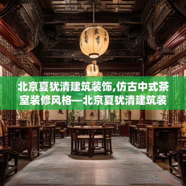 北京夏犹清建筑装饰,仿古中式茶室装修风格—北京夏犹清建筑装饰505.a381b382c385fgy.392jhhj