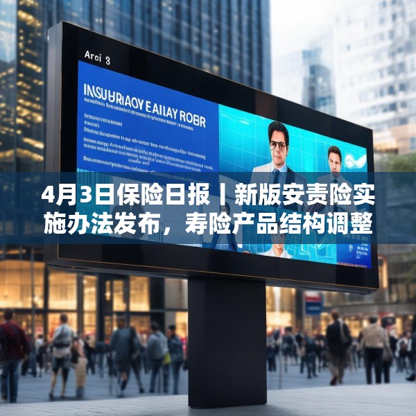 4月3日保险日报丨新版安责险实施办法发布，寿险产品结构调整进行时，保险代理人生态变局