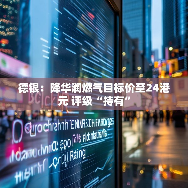 德银：降华润燃气目标价至24港元 评级“持有”