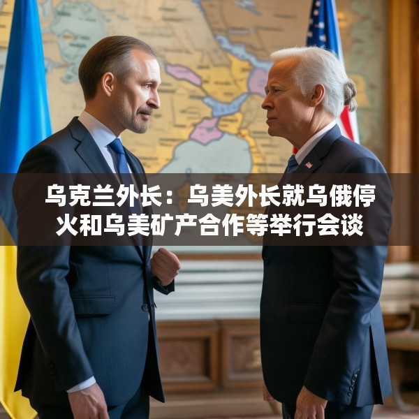 乌克兰外长：乌美外长就乌俄停火和乌美矿产合作等举行会谈