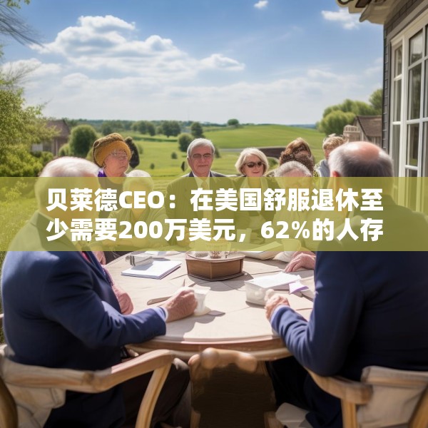 贝莱德CEO：在美国舒服退休至少需要200万美元，62%的人存款不到15万美元