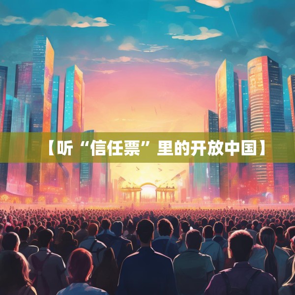 【听“信任票”里的开放中国】
