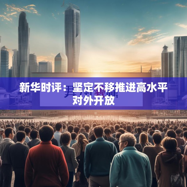 新华时评：坚定不移推进高水平对外开放